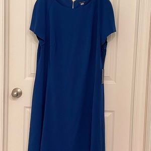 Tommy Hilfiger dress NWT royal blue with Gold zipper back.